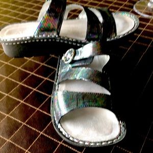 ALEGRIA Colette Sandal Royals Style COL-103 Holographic Women's Size 8